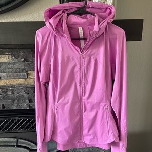 Womens Lululemon pink size 10 zip up jacket Worn Once - Excellent Condition